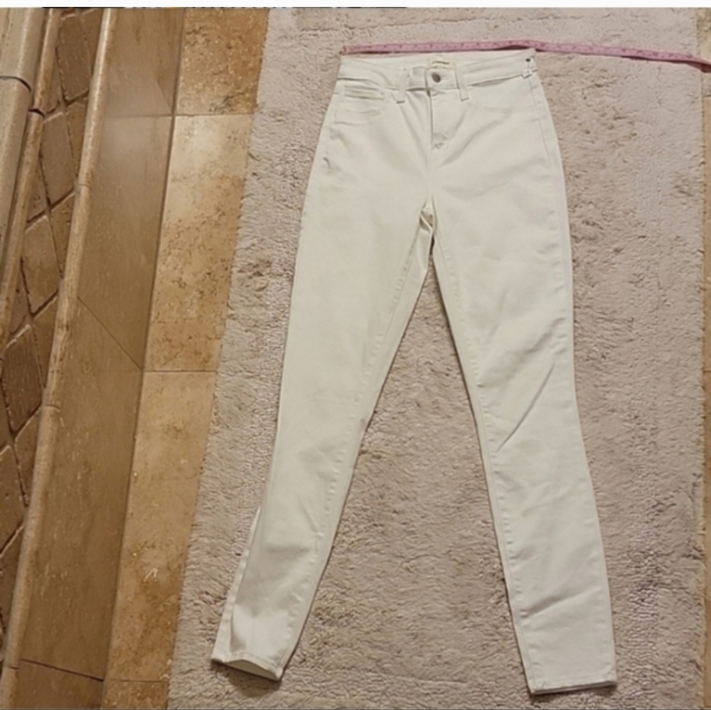 New L'agence white jeans size 25